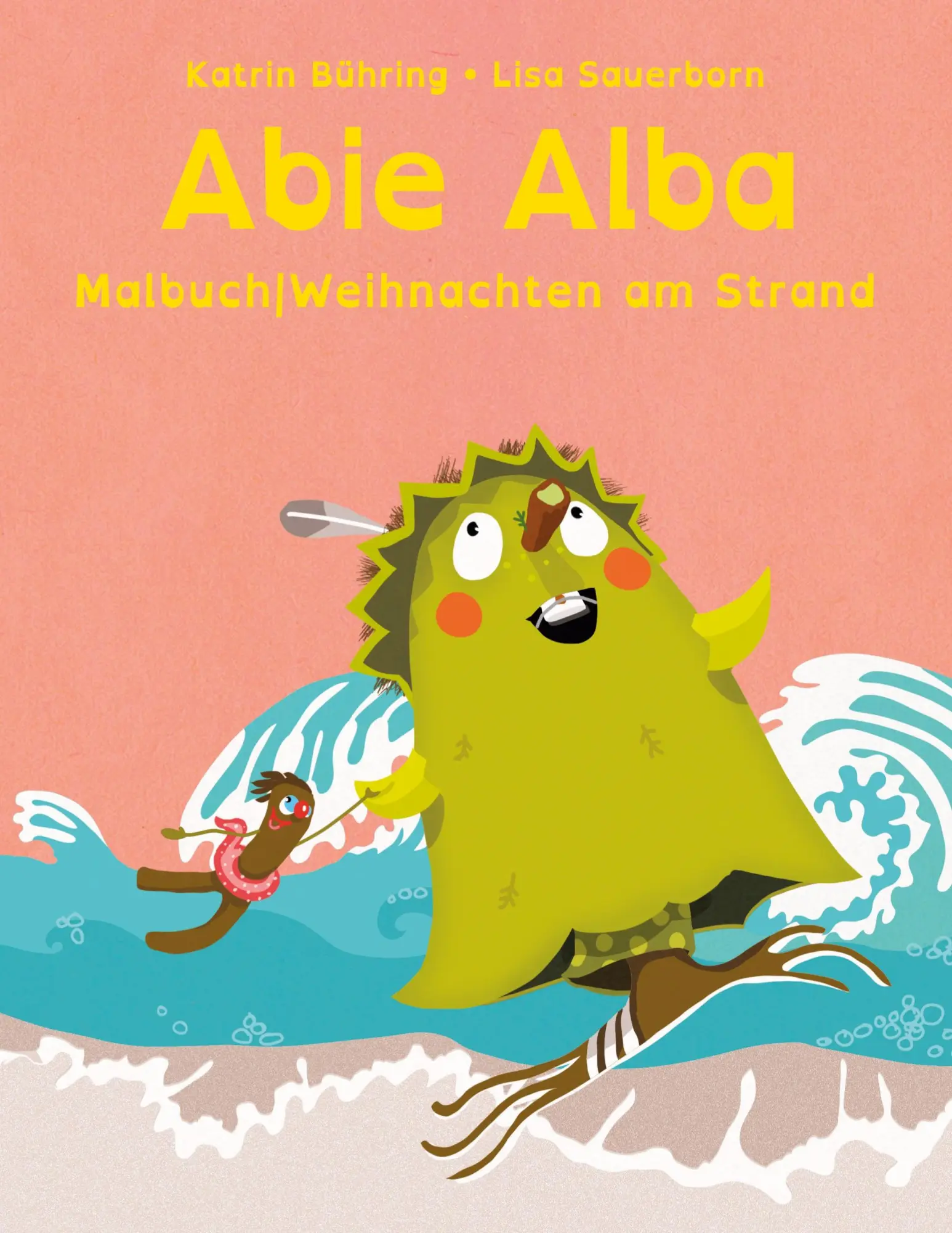 Cover: 9783755752585 | Abie Alba | Malbuch Weihnachten am Strand | Katrin Bühring | Buch