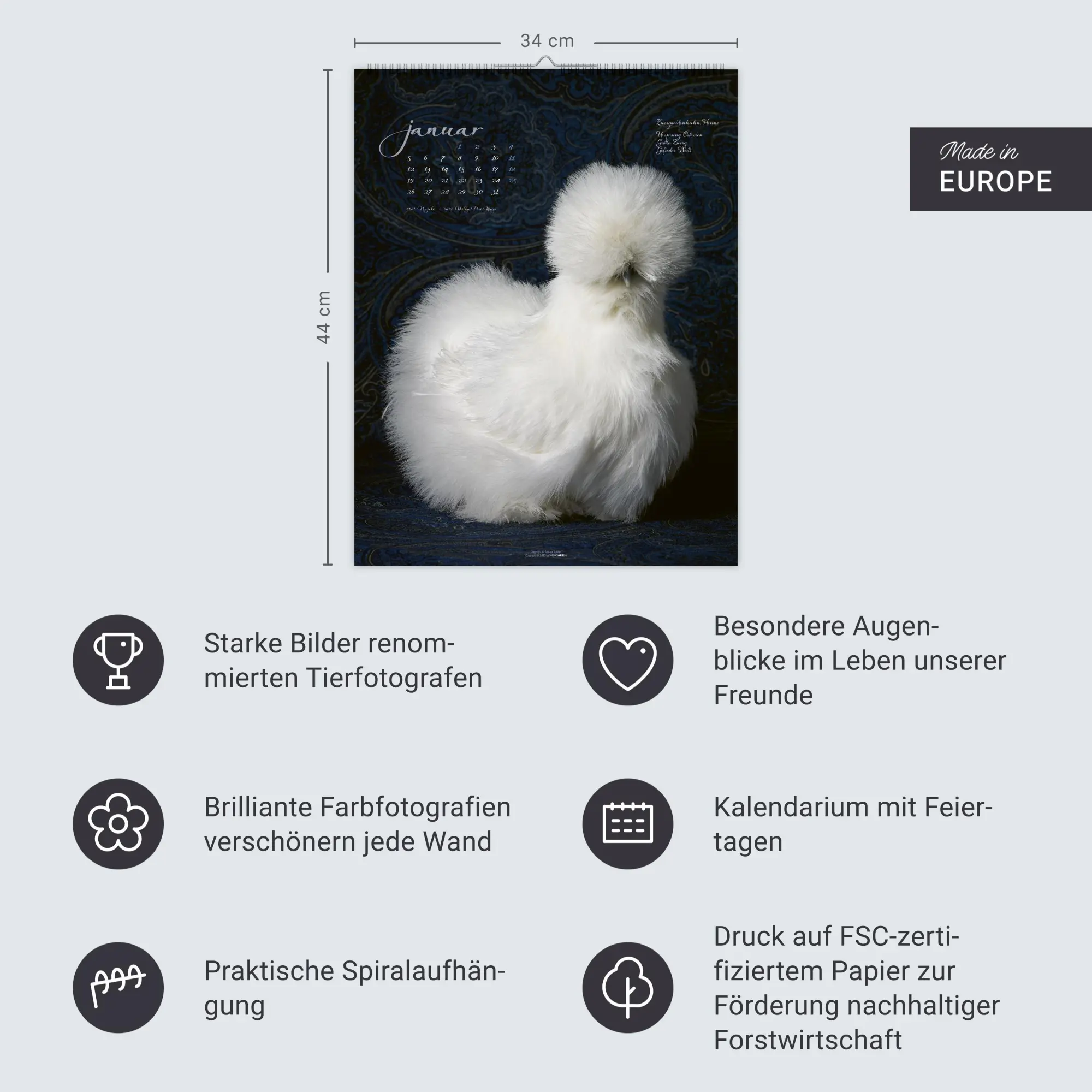 Bild: 9783839902585 | Pretty Chicks Kalender 2026 | Tamara Staples | Kalender | 14 S. | 2026