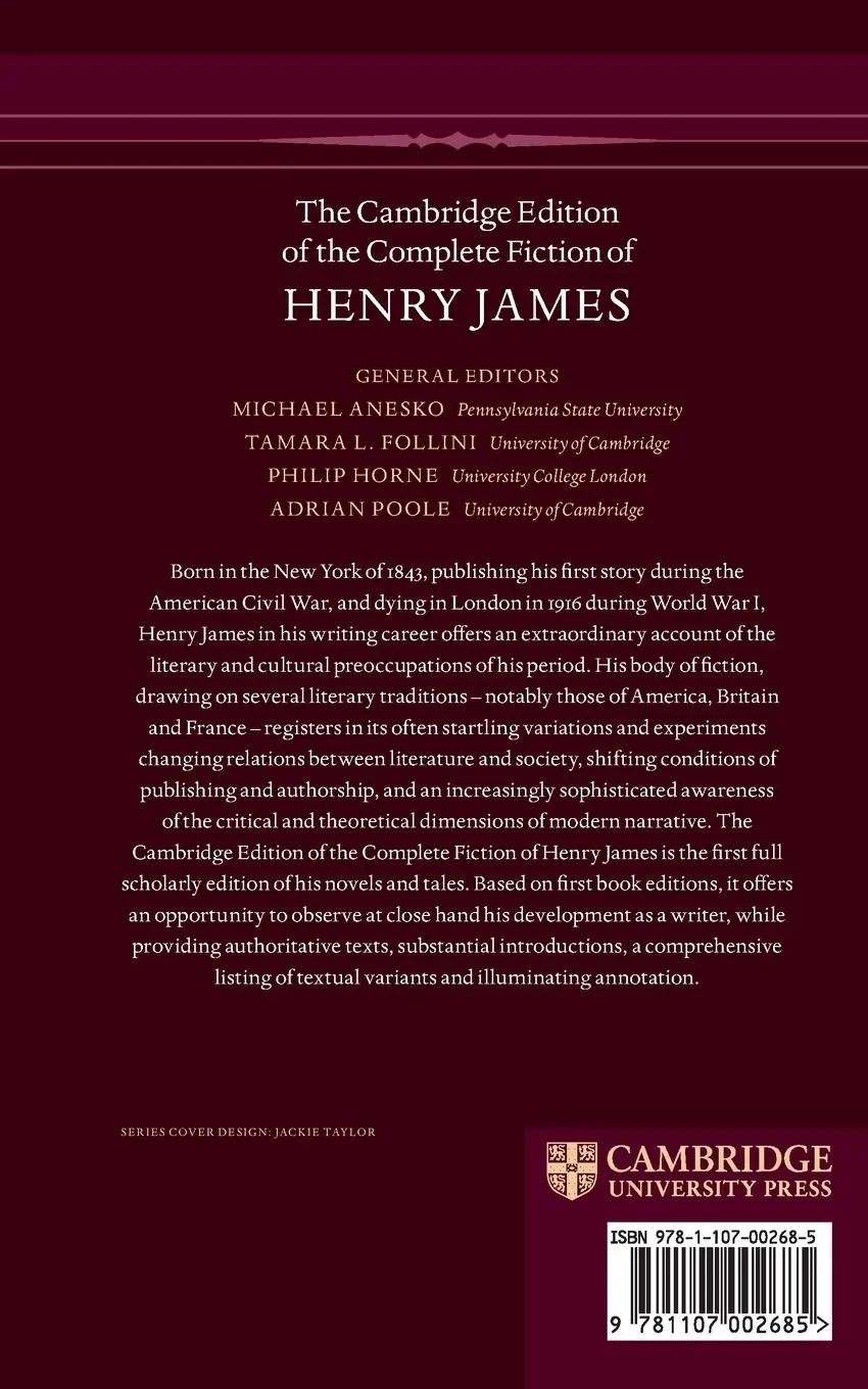 Rückseite: 9781107002685 | The Prefaces | Henry James | Buch | Englisch | 2024