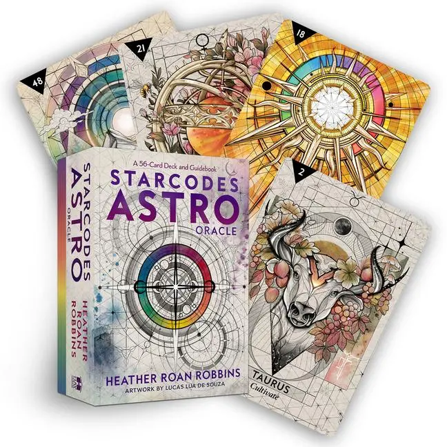 Cover: 9781401962685 | Starcodes Astro Oracle | A 56-Card Deck and Guidebook | Robbins | 2021