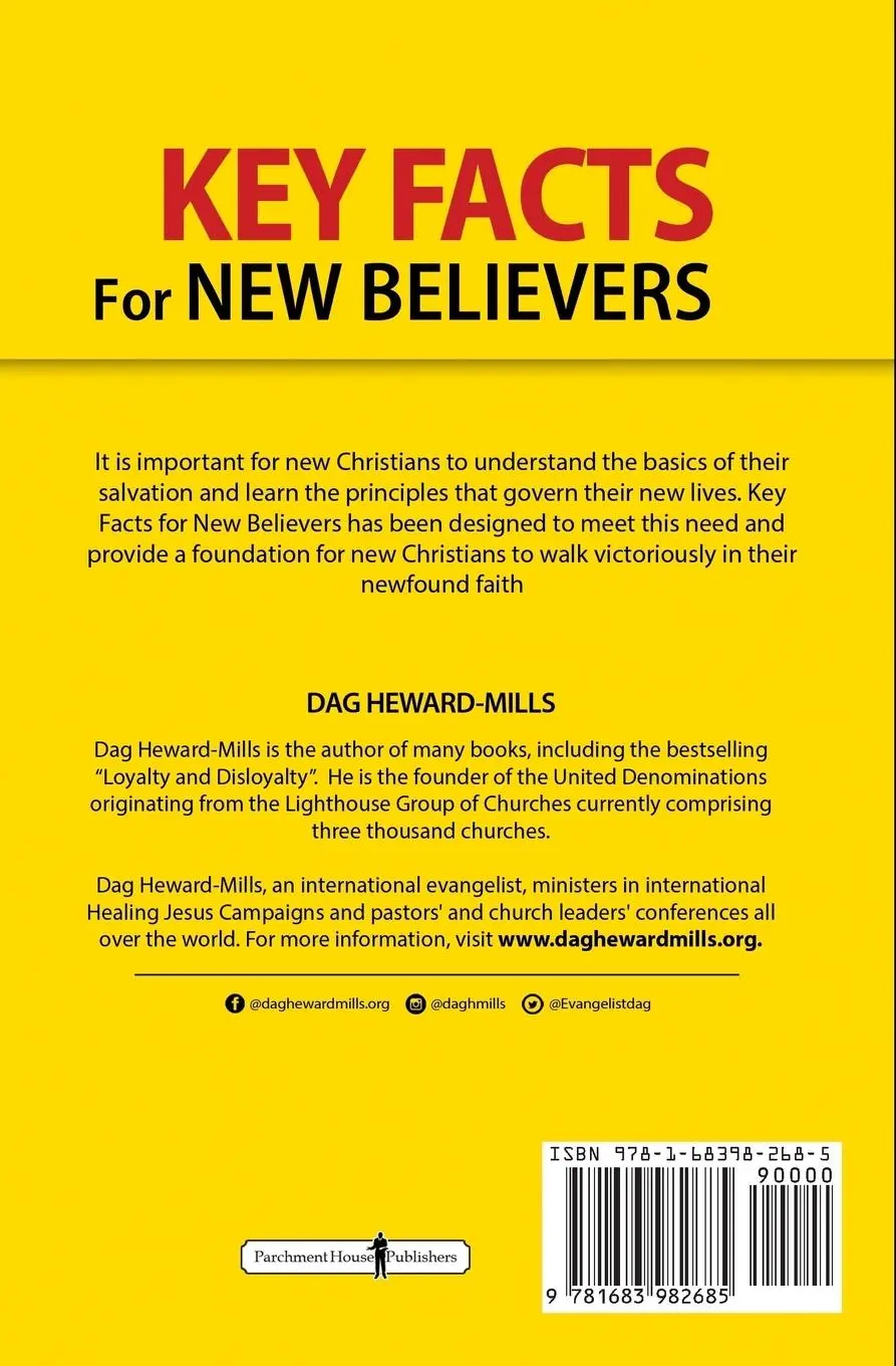 Rückseite: 9781683982685 | Key Facts for New Believers | Dag Heward-Mills | Taschenbuch | 2018