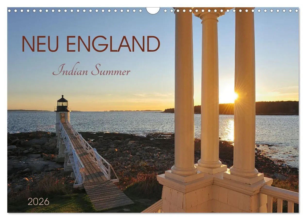 Cover: 9783457372685 | Neu England, Indian Summer (Wandkalender 2026 DIN A3 quer),...