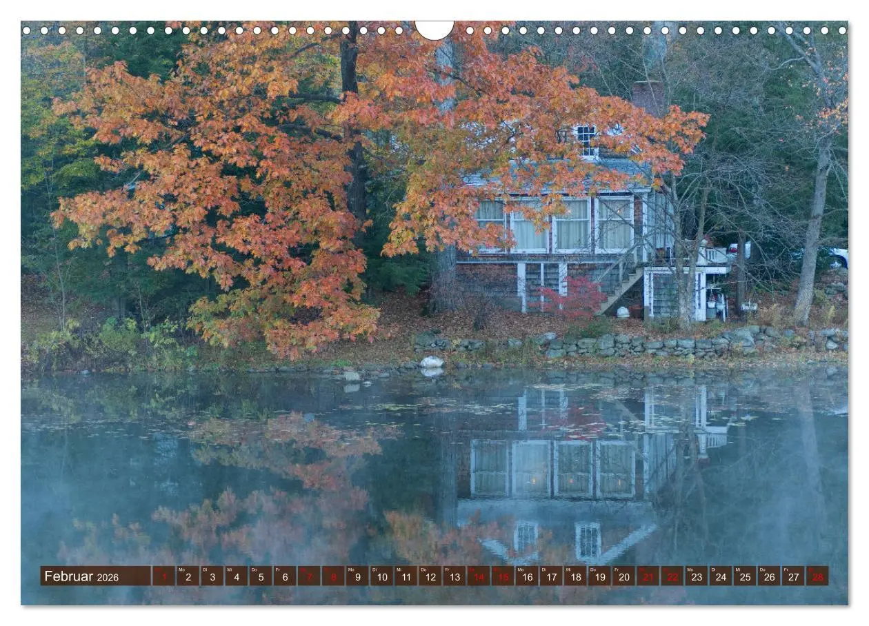 Bild: 9783457372685 | Neu England, Indian Summer (Wandkalender 2026 DIN A3 quer),...