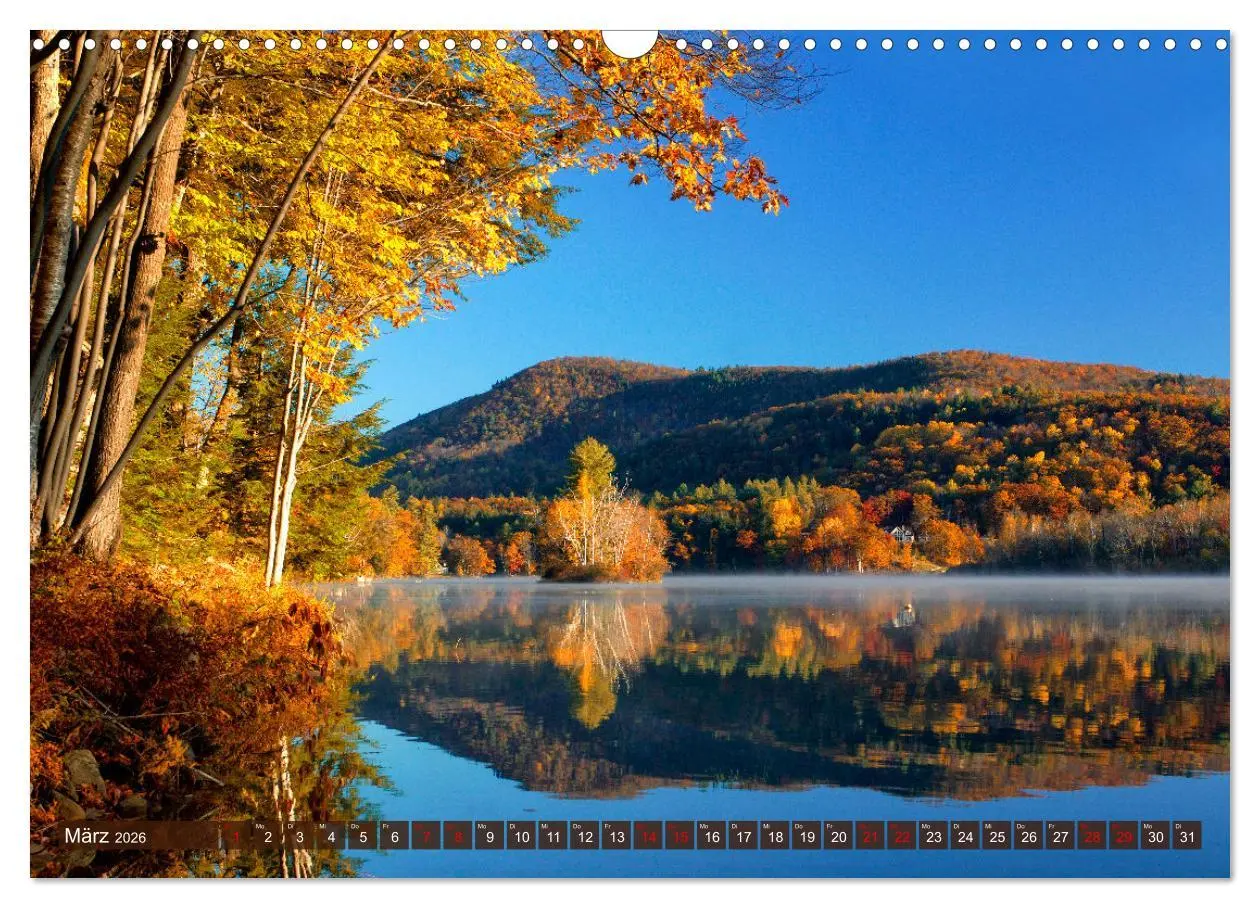 Bild: 9783457372685 | Neu England, Indian Summer (Wandkalender 2026 DIN A3 quer),...