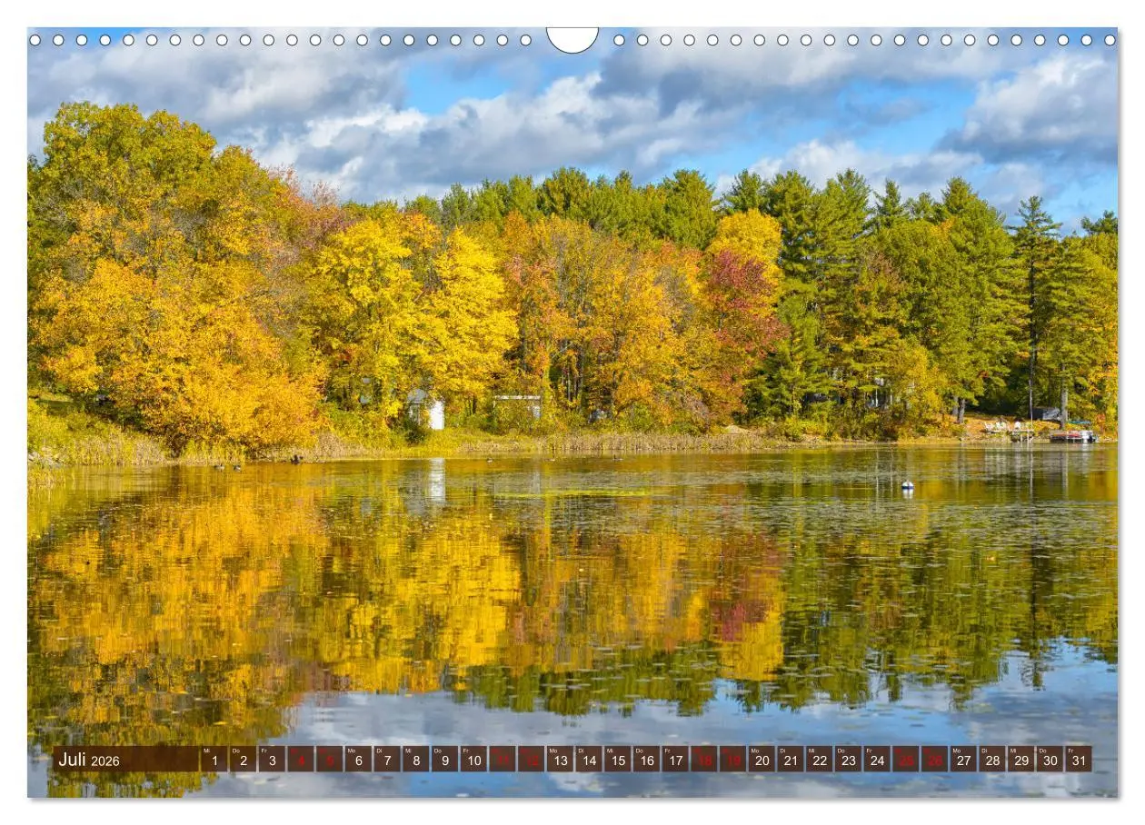 Bild: 9783457372685 | Neu England, Indian Summer (Wandkalender 2026 DIN A3 quer),...