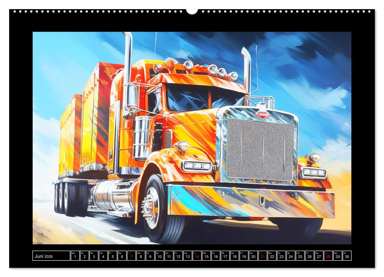 Bild: 9783457512685 | Langhauber Paintings. Trucks in lebendigen Farben (hochwertiger...