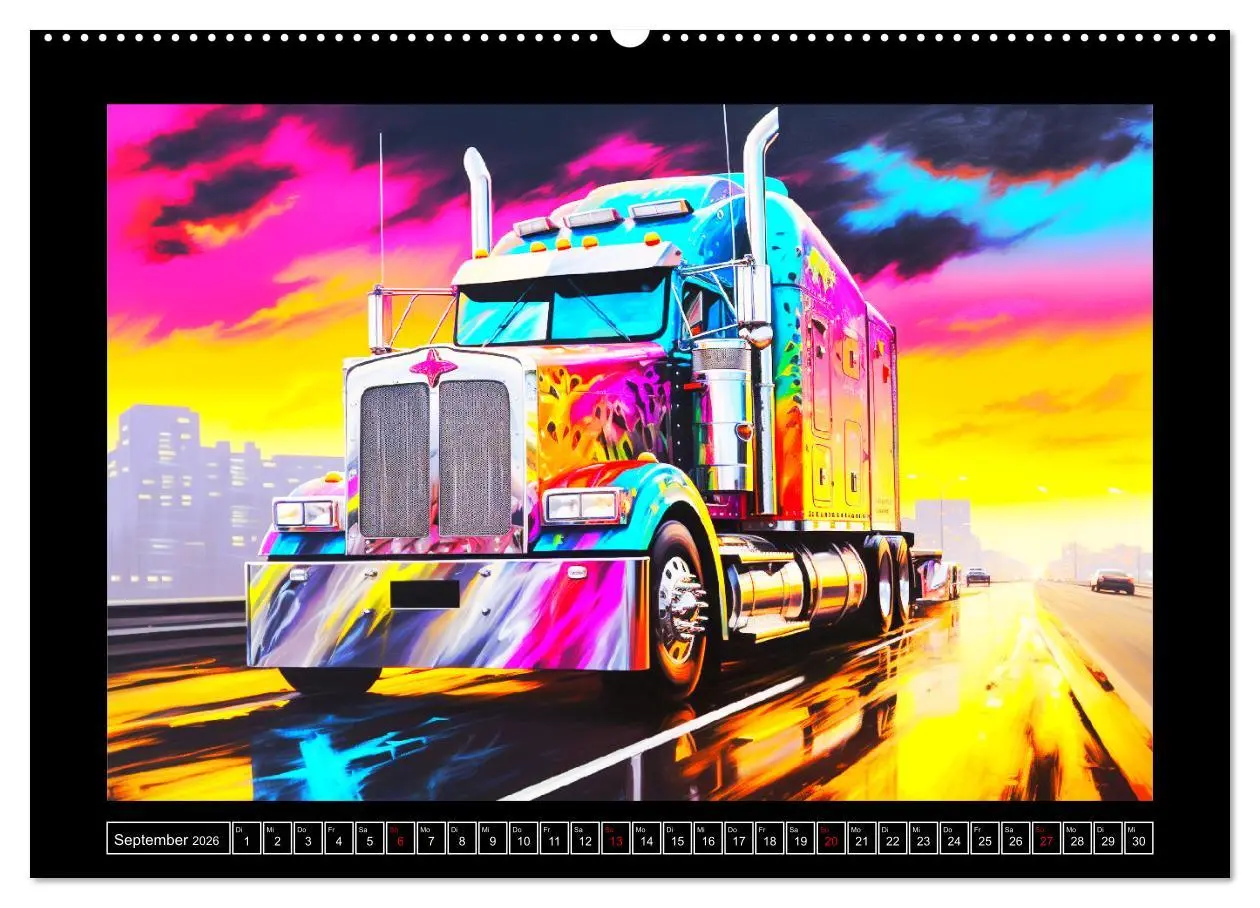 Bild: 9783457512685 | Langhauber Paintings. Trucks in lebendigen Farben (hochwertiger...