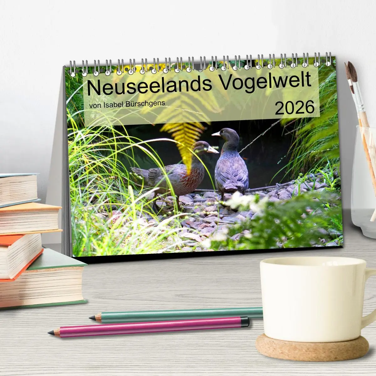 Bild: 9783457682685 | Neuseelands Vogelwelt (Tischkalender 2026 DIN A5 quer), CALVENDO...