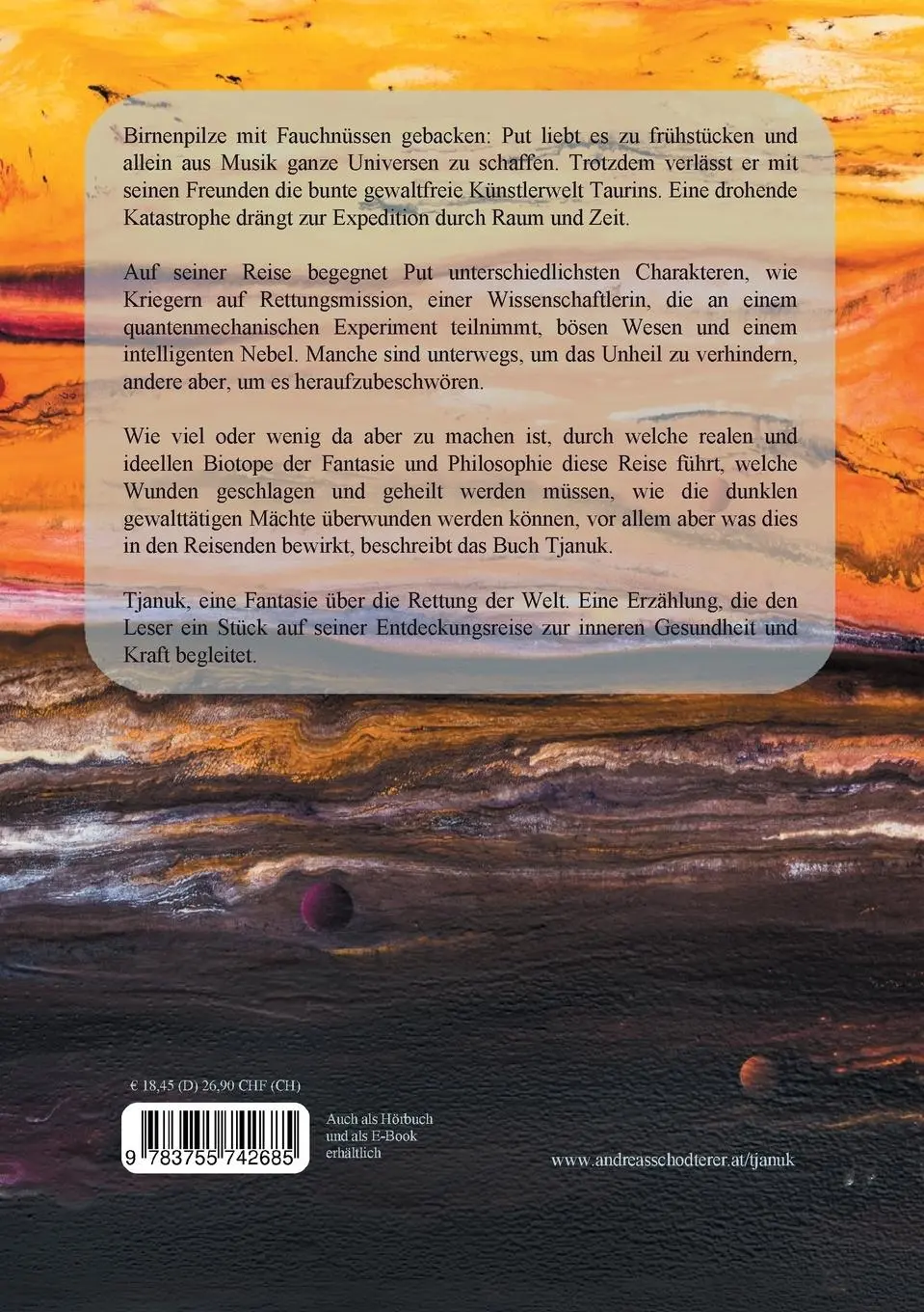 Rückseite: 9783755742685 | tjanuk | Ein Fantasyroman über Wirksamkeit und Resilienz | Schodterer
