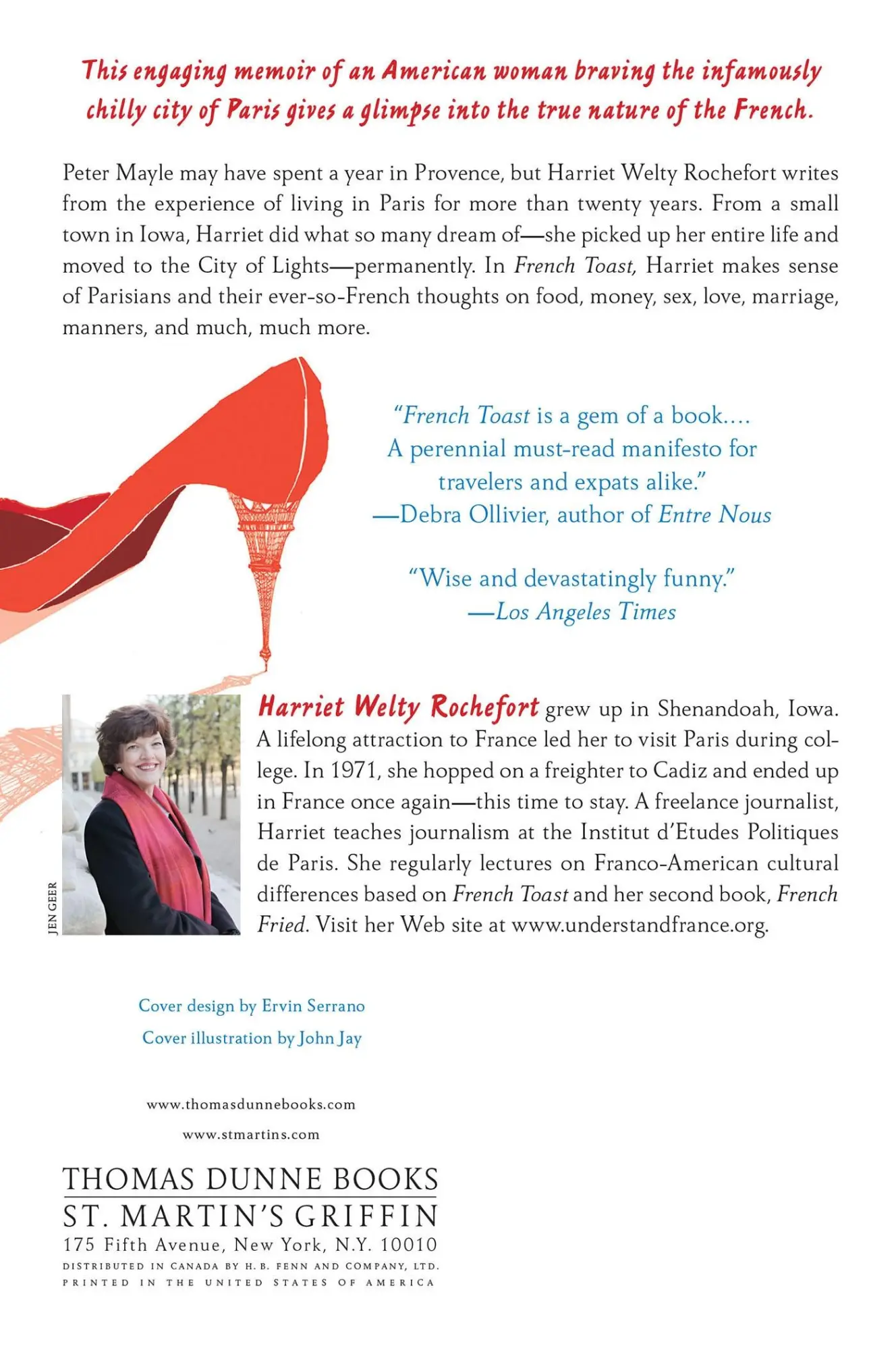 Rückseite: 9780312642785 | French Toast | Harriet Welty Rochefort | Taschenbuch | Englisch | 2010