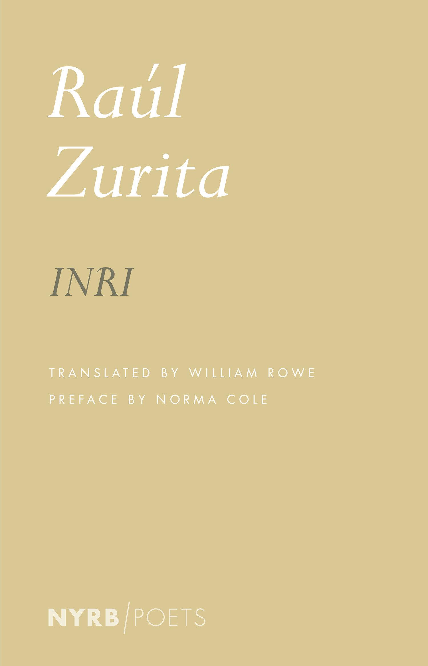 Cover: 9781681372785 | Inri | Raul Zurita | Taschenbuch | Einband - flex.(Paperback) | 2018