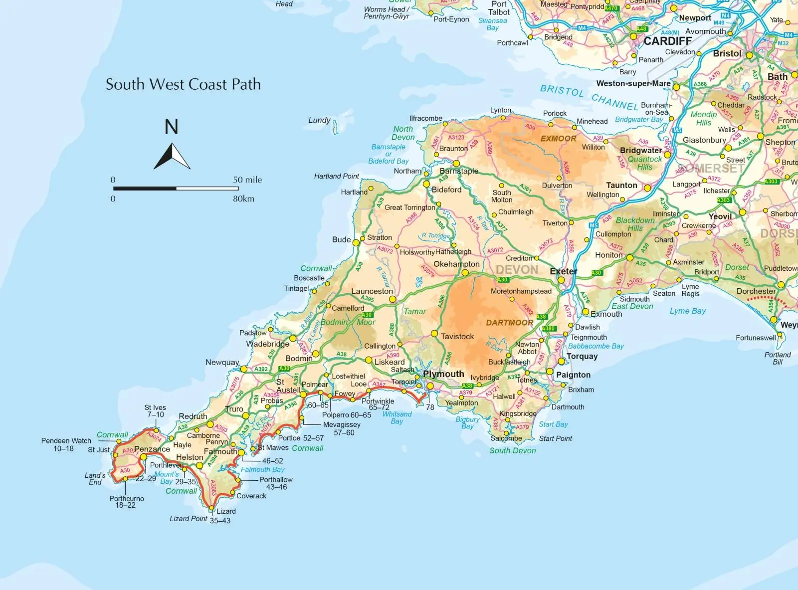 Bild: 9781786312785 | South West Coast Path Map Booklet - Vol 2: St Ives to Plymouth | Buch