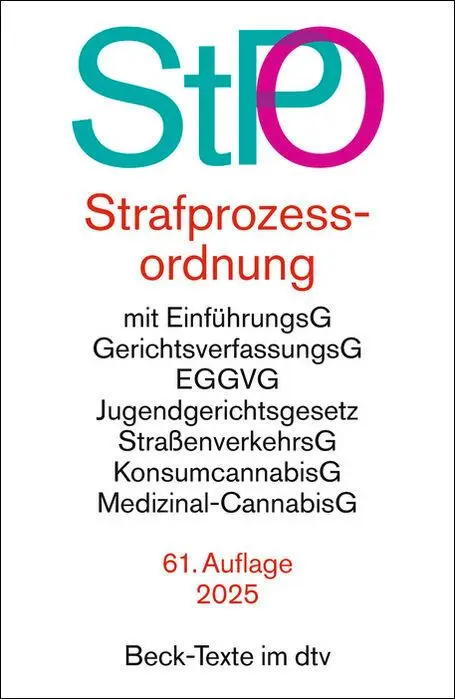 Cover: 9783423532785 | Strafprozessordnung. StPO | Taschenbuch | Beck-Texte im dtv | 450 S.