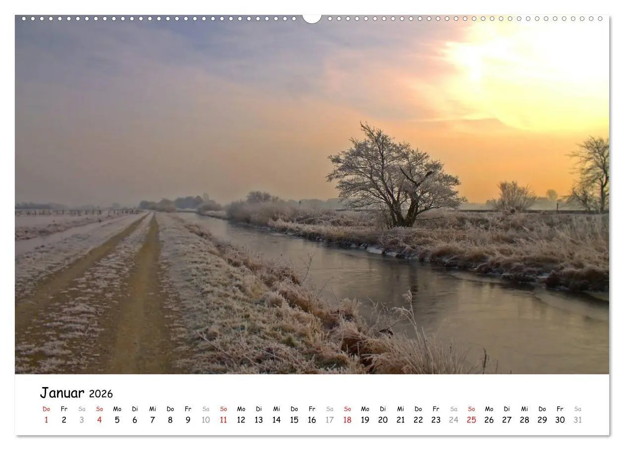 Bild: 9783516072785 | Unterwegs im Teufelsmoor (Wandkalender 2026 DIN A2 quer), CALVENDO...