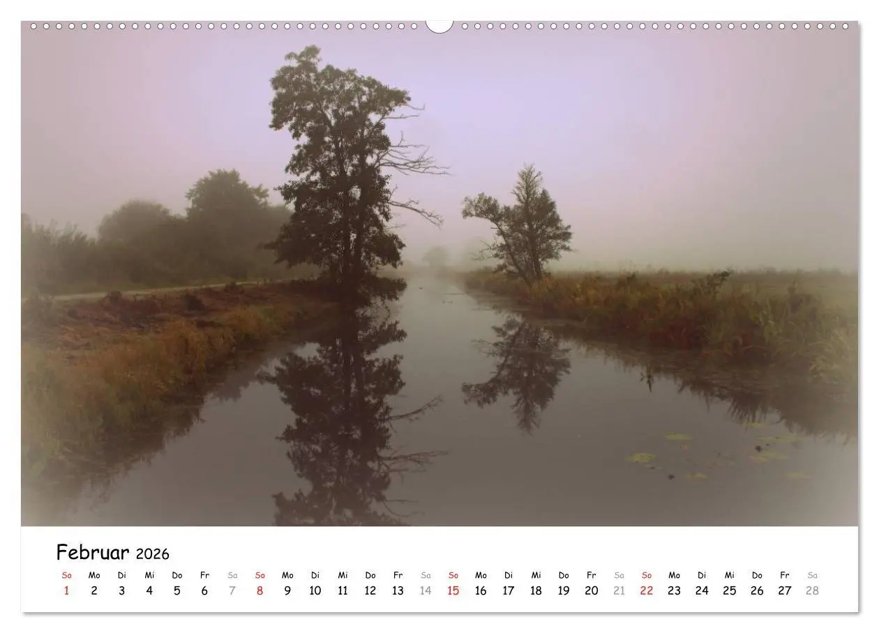 Bild: 9783516072785 | Unterwegs im Teufelsmoor (Wandkalender 2026 DIN A2 quer), CALVENDO...