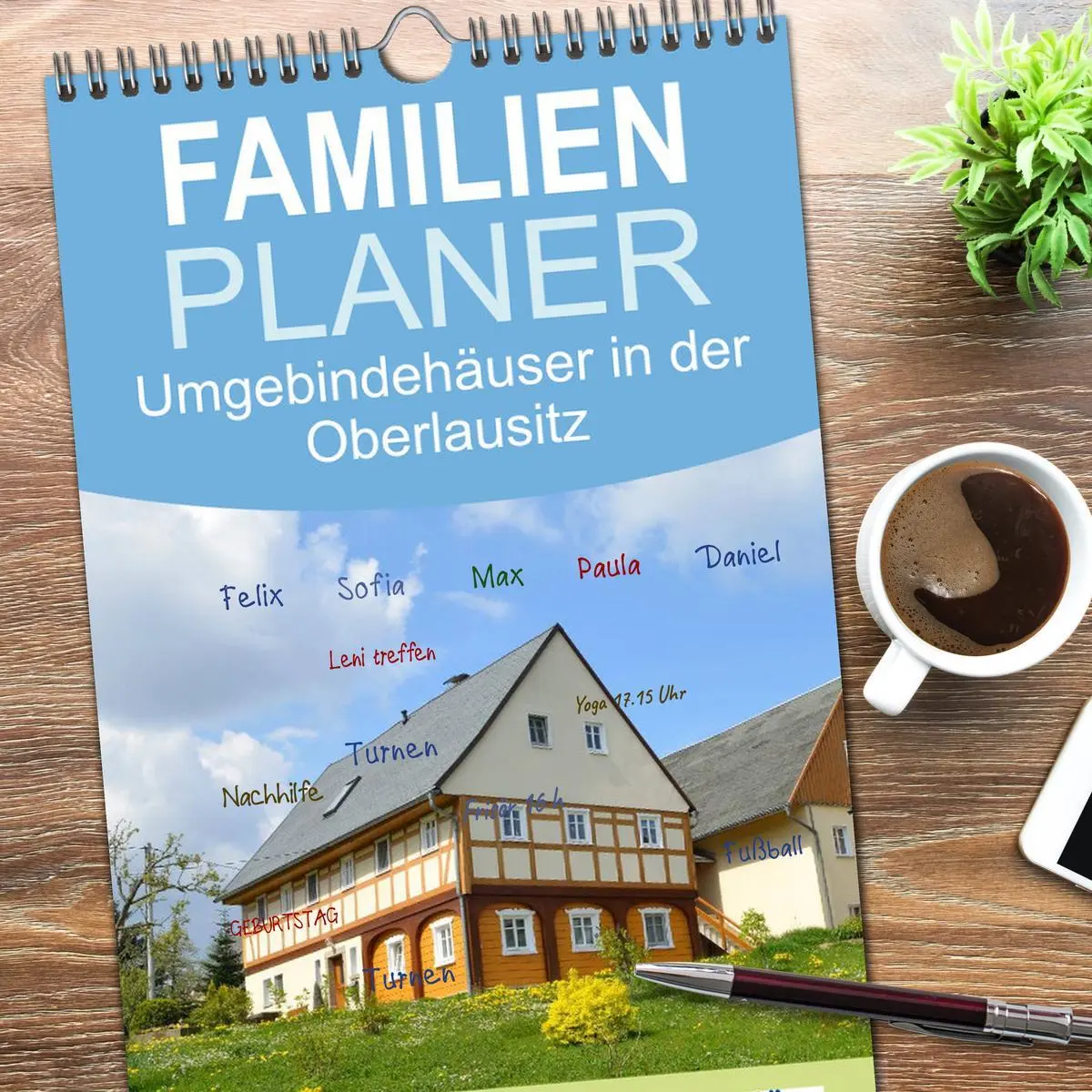 Bild: 9783516522785 | Familienplaner 2026 - Umgebindehäuser in der Oberlausitz mit 5...