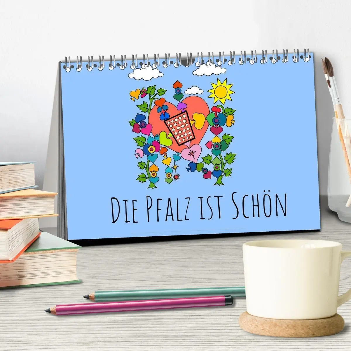 Bild: 9783516692785 | Die Pfalz ist das Beste (Tischkalender 2026 DIN A5 quer), CALVENDO...
