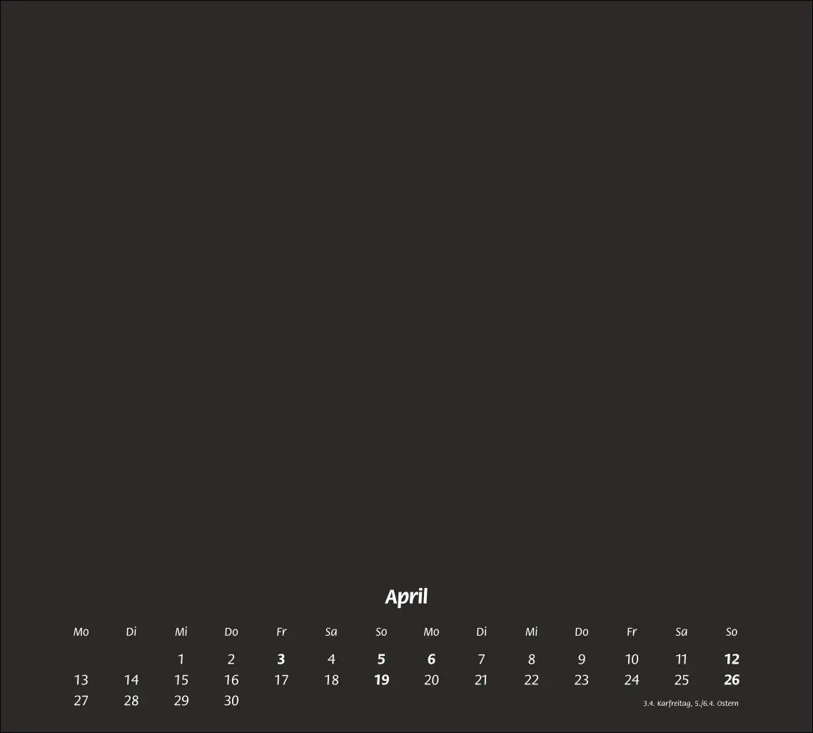 Bild: 9783756412785 | times&amp;more Bastelkalender schwarz 2026 | Heye | Kalender | 14 S.