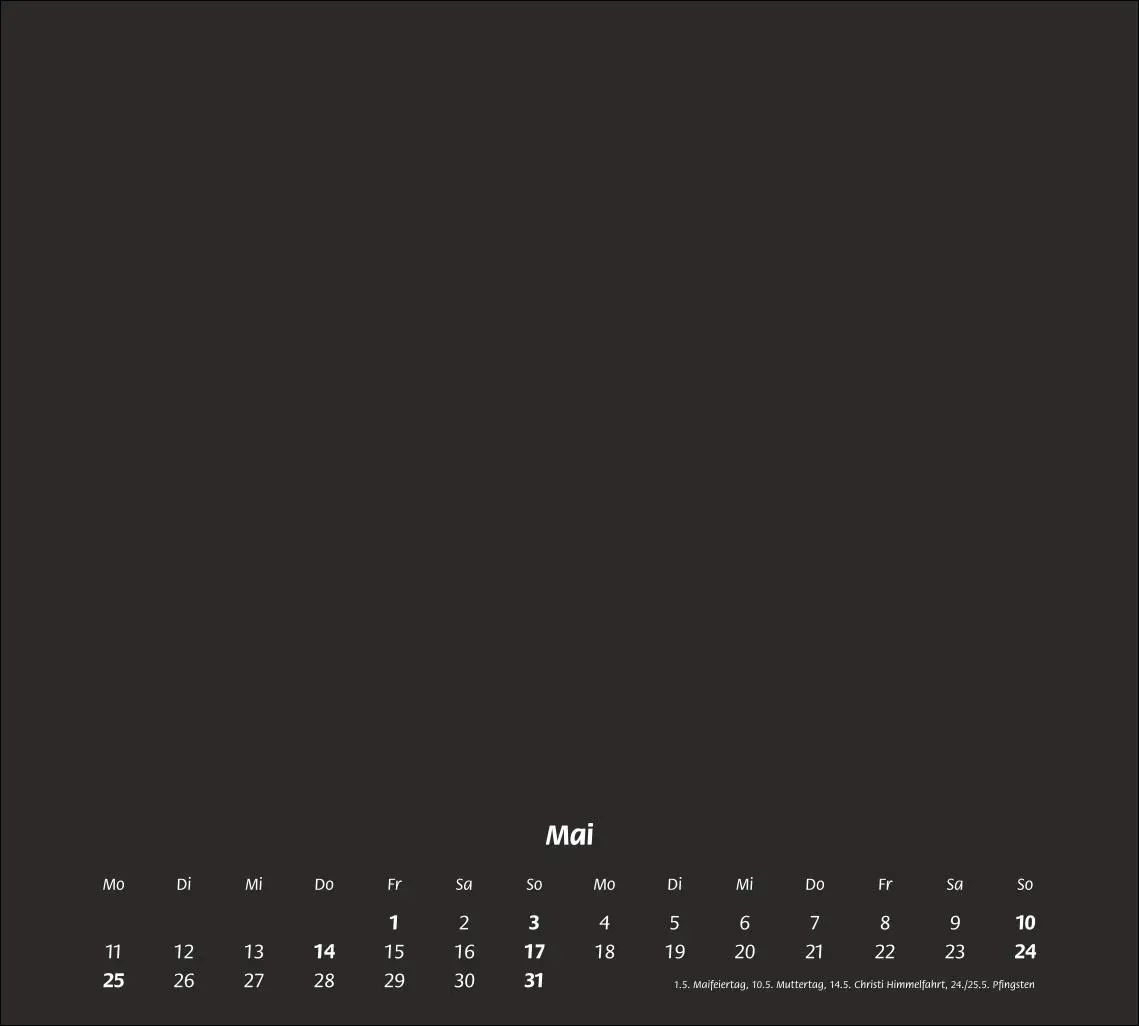 Bild: 9783756412785 | times&amp;more Bastelkalender schwarz 2026 | Heye | Kalender | 14 S.