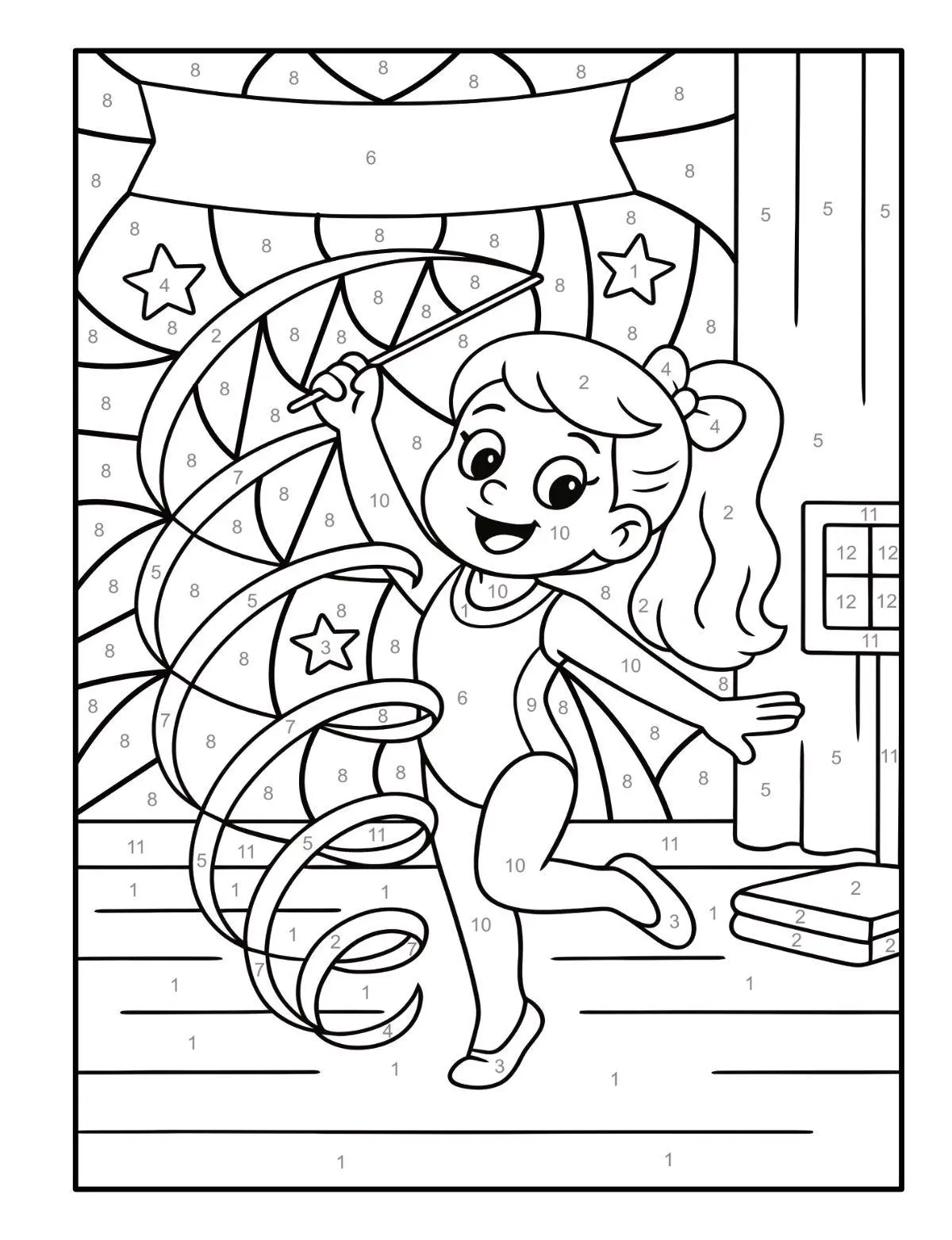 Bild: 9783986572785 | Malen nach Zahlen Sport Malbuch für Mädchen ab 5-7 Jahren mit 50...