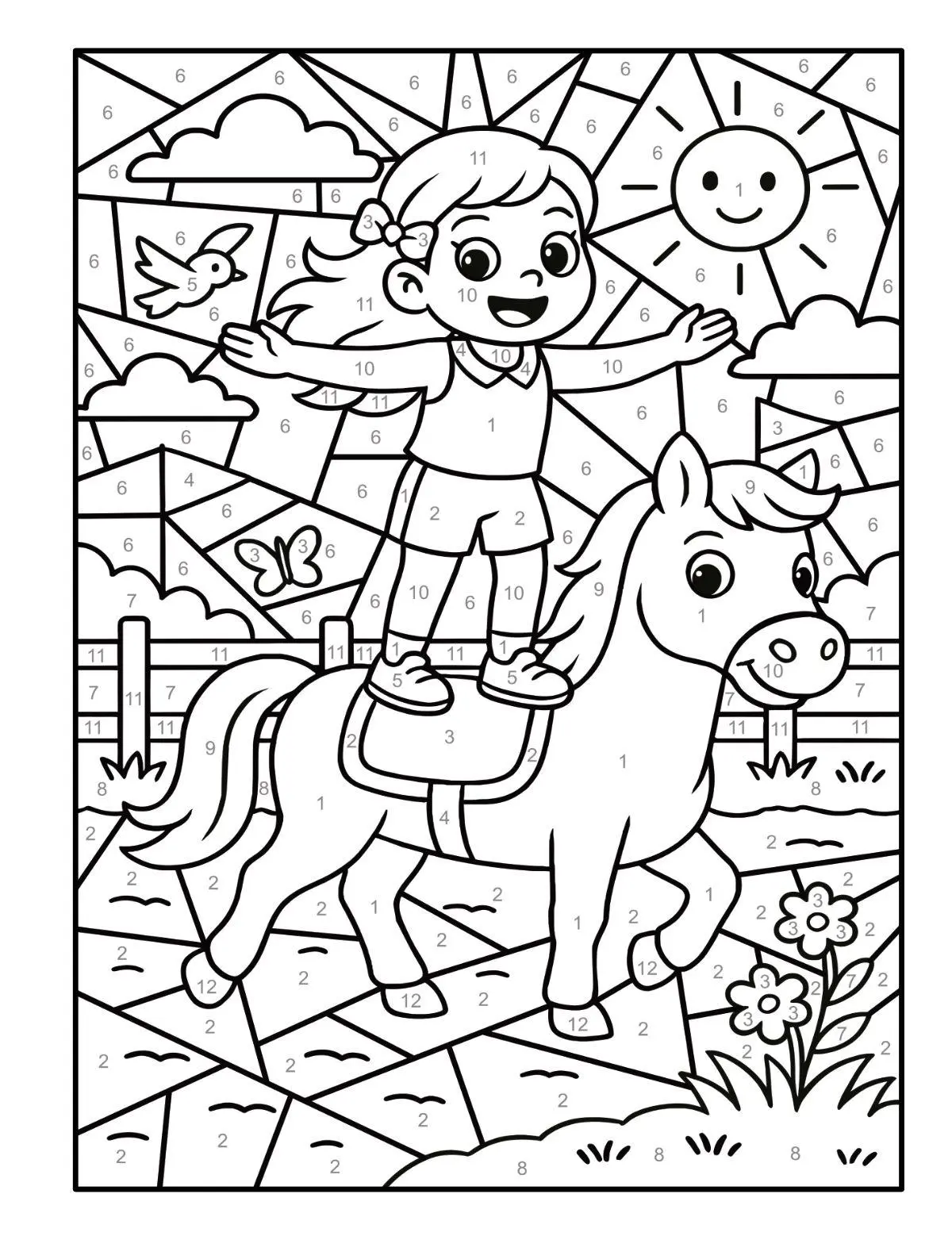 Bild: 9783986572785 | Malen nach Zahlen Sport Malbuch für Mädchen ab 5-7 Jahren mit 50...