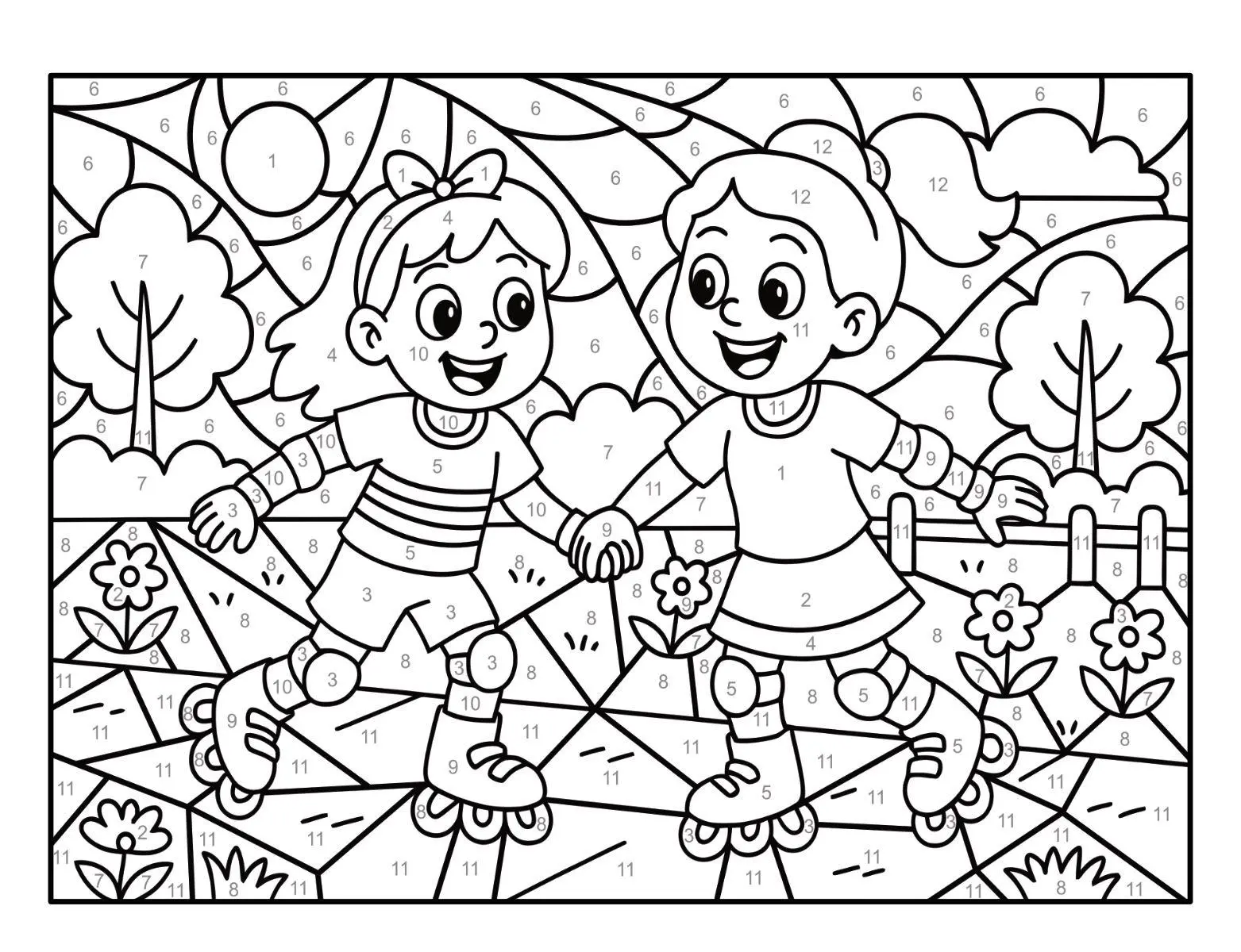 Bild: 9783986572785 | Malen nach Zahlen Sport Malbuch für Mädchen ab 5-7 Jahren mit 50...