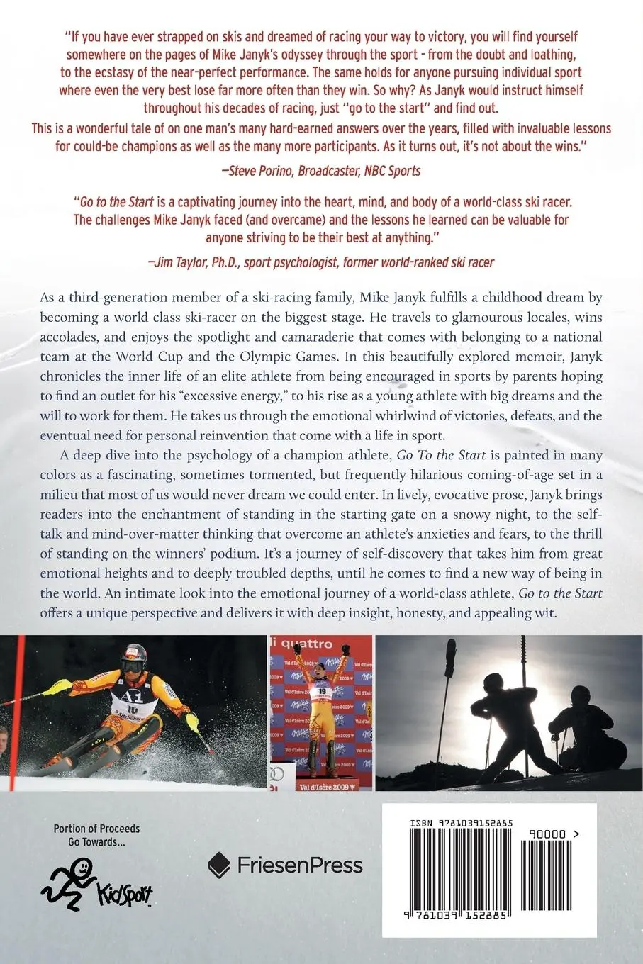 Rückseite: 9781039152885 | Go to the Start | Life as a World Cup Ski Racer | Michael Janyk | Buch