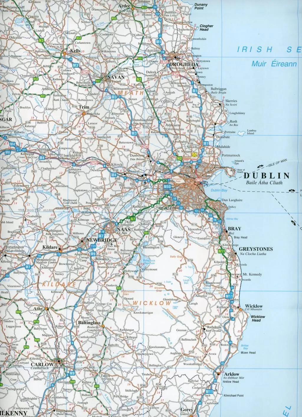 Bild: 9781908852885 | Ireland Driving Map | (Land-)Karte | Karte/Landkarte | Englisch | 2018