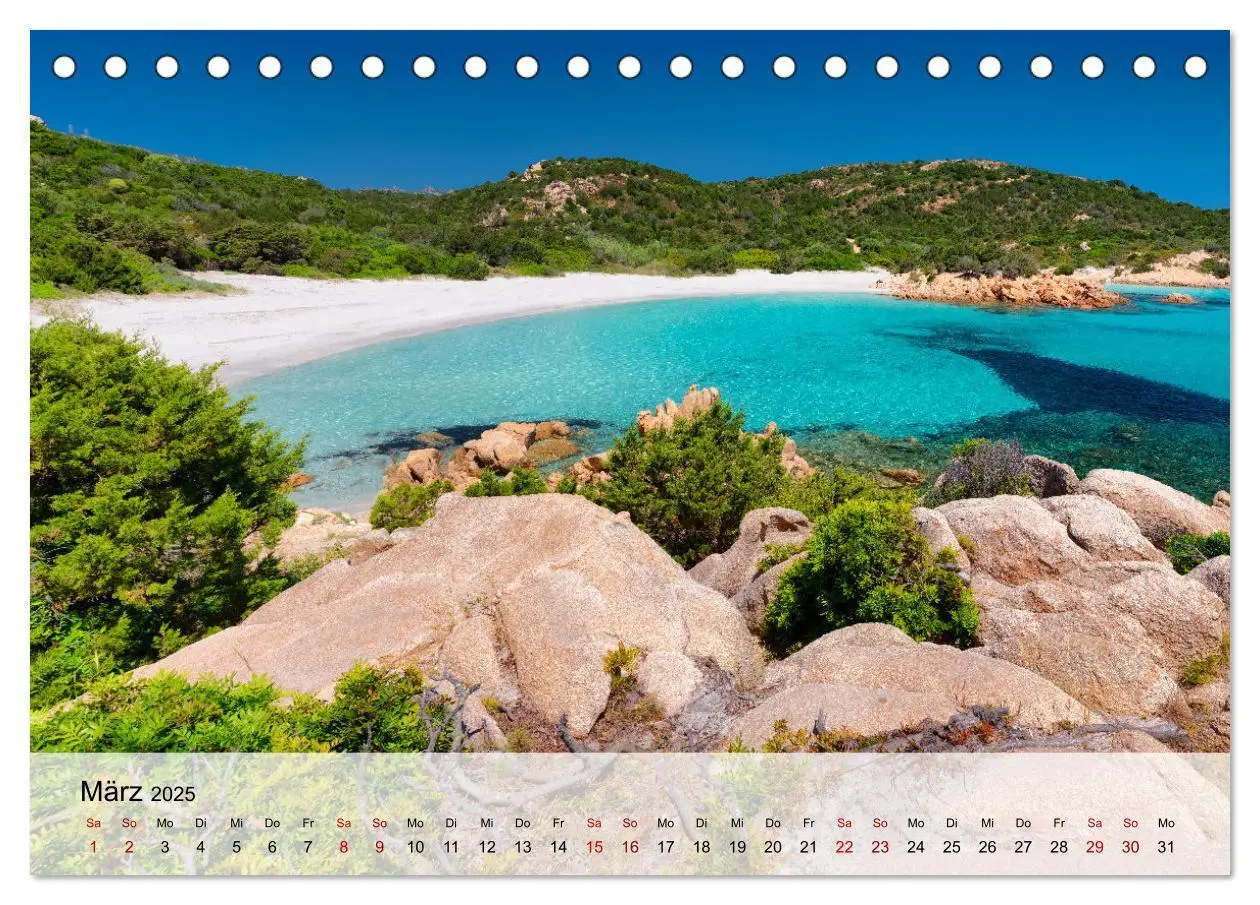 Bild: 9783383792885 | Wunderbares Sardinien (Tischkalender 2025 DIN A5 quer), CALVENDO...