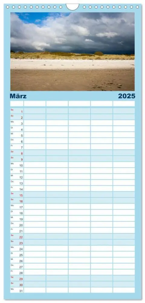Bild: 9783457112885 | Familienplaner 2025 - Föhr 2025. Porträt einer Insel mit 5 Spalten...