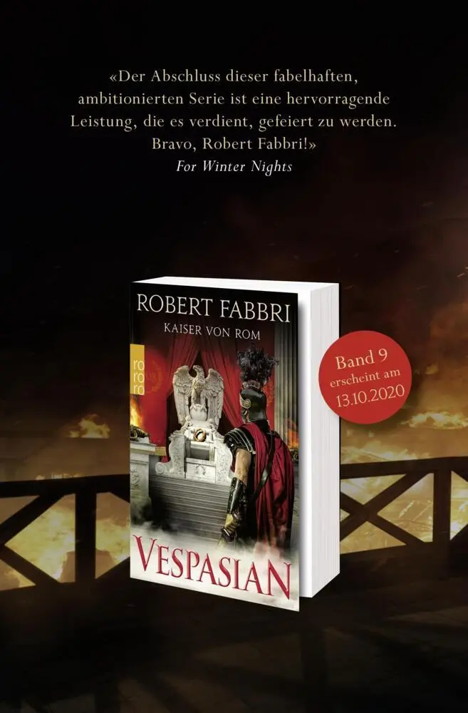 Rückseite: 9783499002885 | Vespasian: Das ewige Feuer | Historischer Roman | Robert Fabbri | Buch