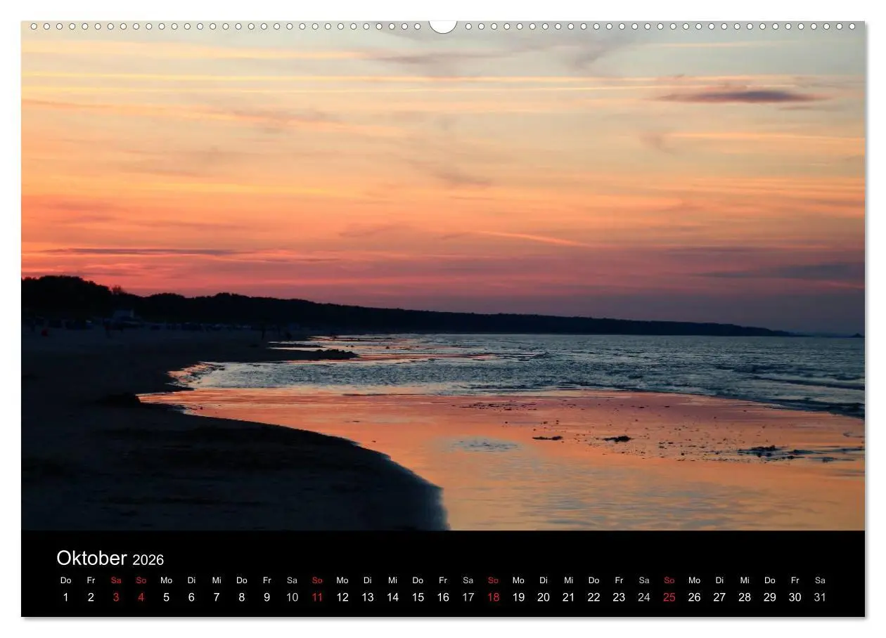 Bild: 9783516202885 | Usedom 2026 (Wandkalender 2026 DIN A2 quer), CALVENDO Monatskalender