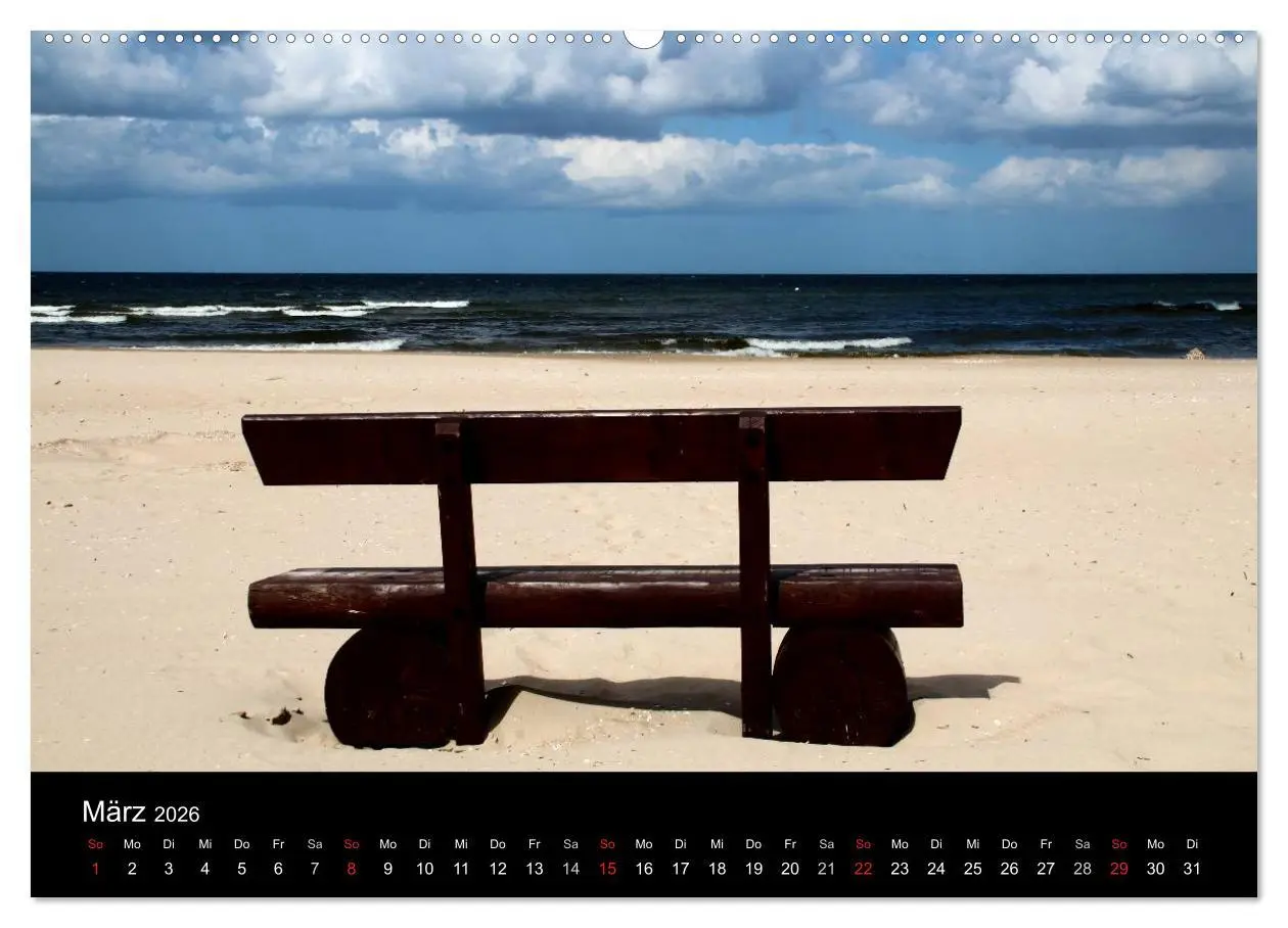 Bild: 9783516202885 | Usedom 2026 (Wandkalender 2026 DIN A2 quer), CALVENDO Monatskalender