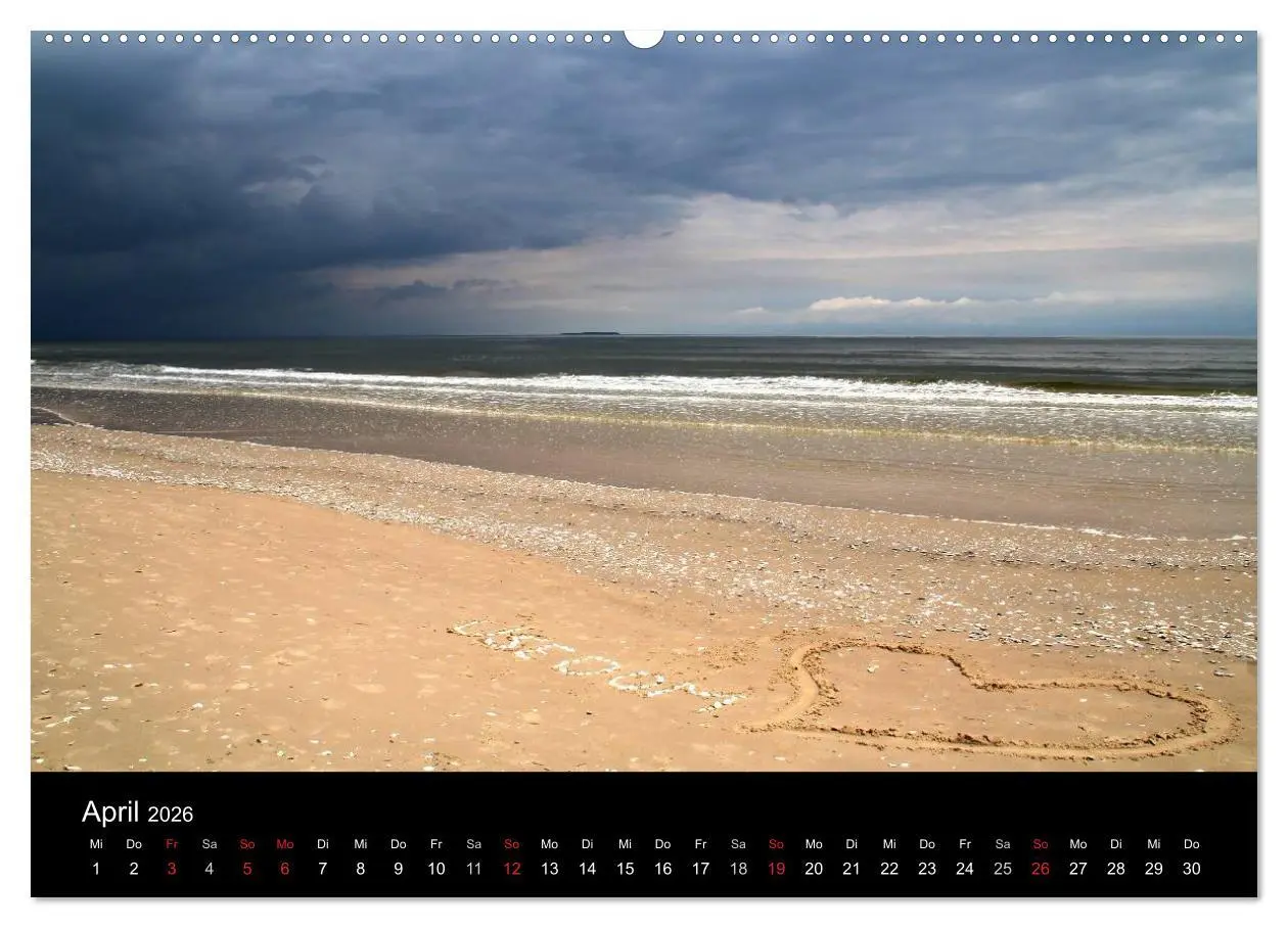 Bild: 9783516202885 | Usedom 2026 (Wandkalender 2026 DIN A2 quer), CALVENDO Monatskalender