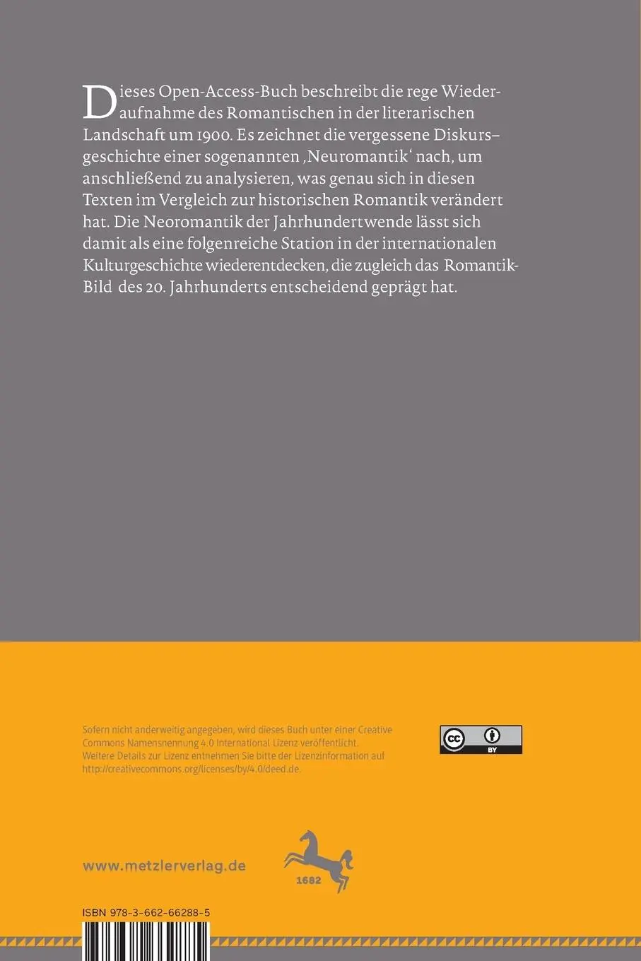 Rückseite: 9783662662885 | Neoromantik der Jahrhundertwende | Raphael Stübe | Taschenbuch | xvii