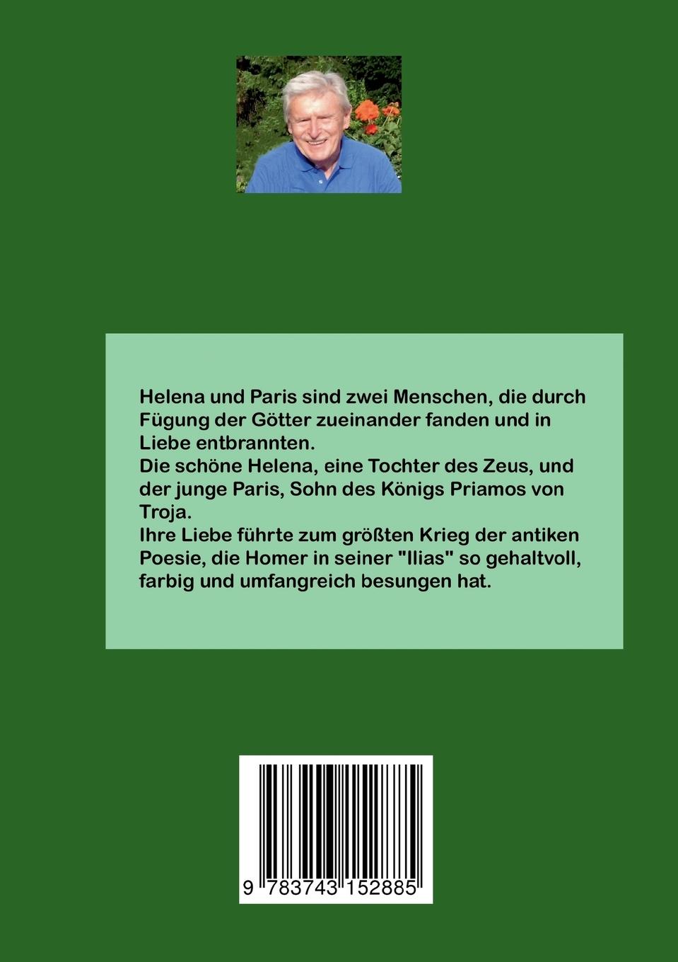 Rückseite: 9783743152885 | Helena und Paris | Eine dramatische Liebesgeschichte | Volkmer | Buch