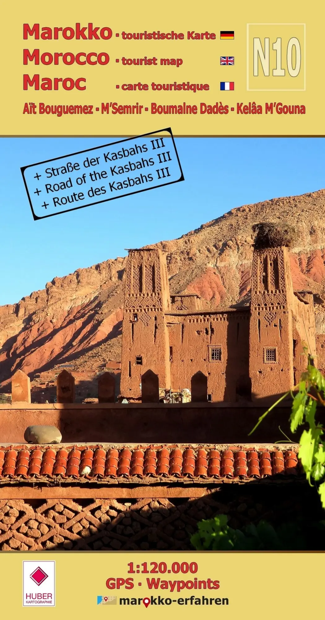 Cover: 9783943752885 | N10: Aït Bouguemez - M'Semrir - Boumalne Dadès - Kelâa M'Gouna +...