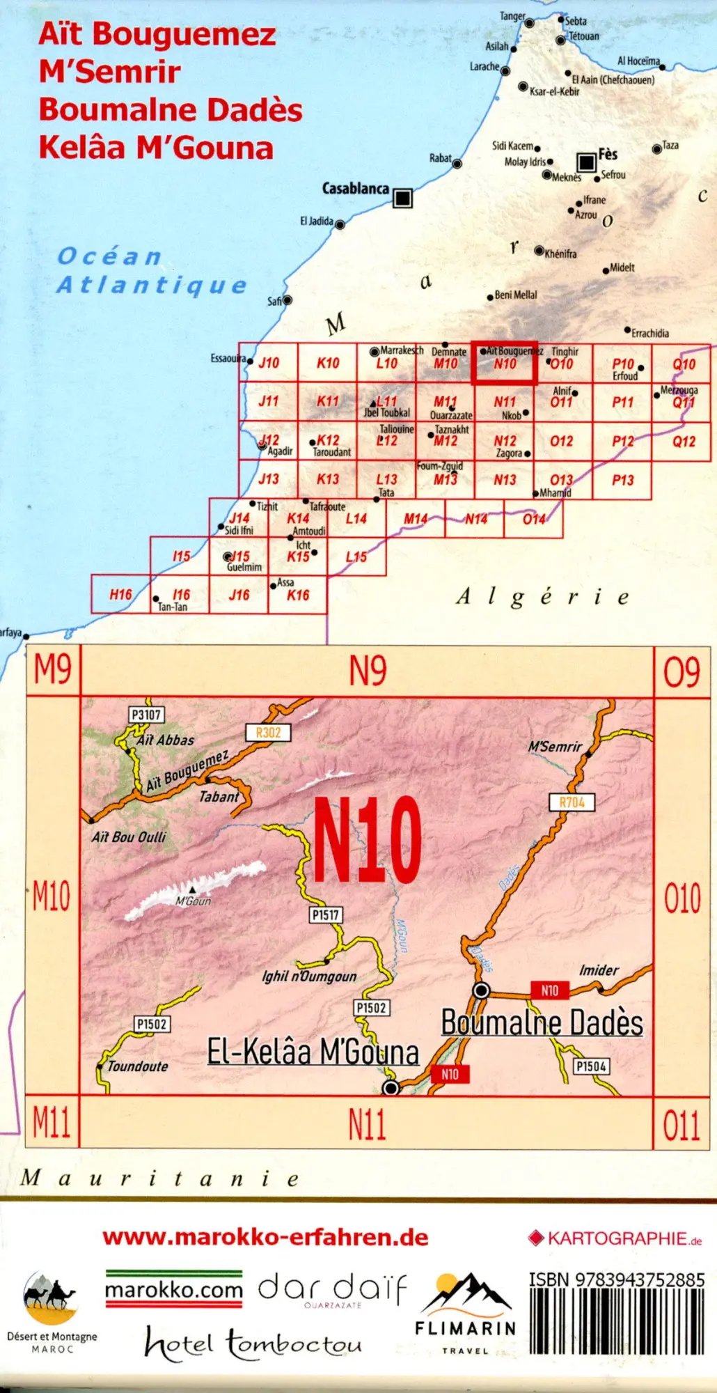 Bild: 9783943752885 | N10: Aït Bouguemez - M'Semrir - Boumalne Dadès - Kelâa M'Gouna +...
