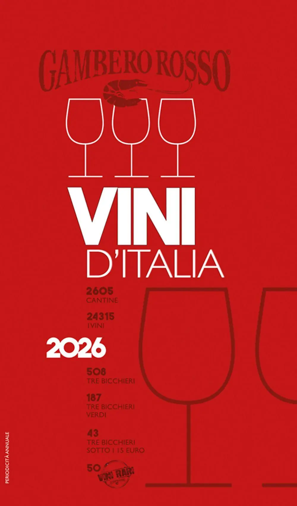 Cover: 9788866412885 | Vini d'Italia del Gambero Rosso 2026 | Taschenbuch | Gambero Rosso GRH
