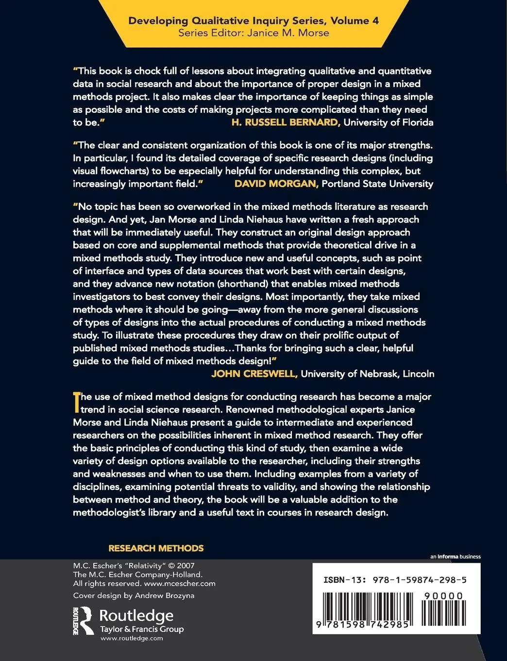 Rückseite: 9781598742985 | Mixed Method Design | Principles and Procedures | Janice M Morse