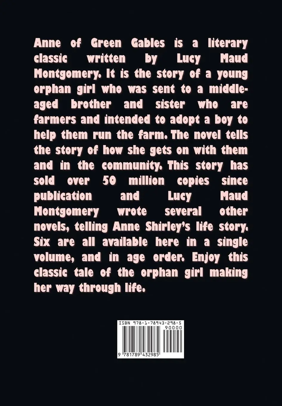Rückseite: 9781789432985 | The Anne of Green Gables Collection | Lucy Maud Montgomery | Buch