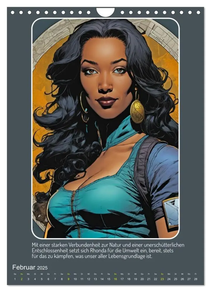 Bild: 9783383782985 | Starke Frauen im Comicbook-Stil (Wandkalender 2025 DIN A4 hoch),...