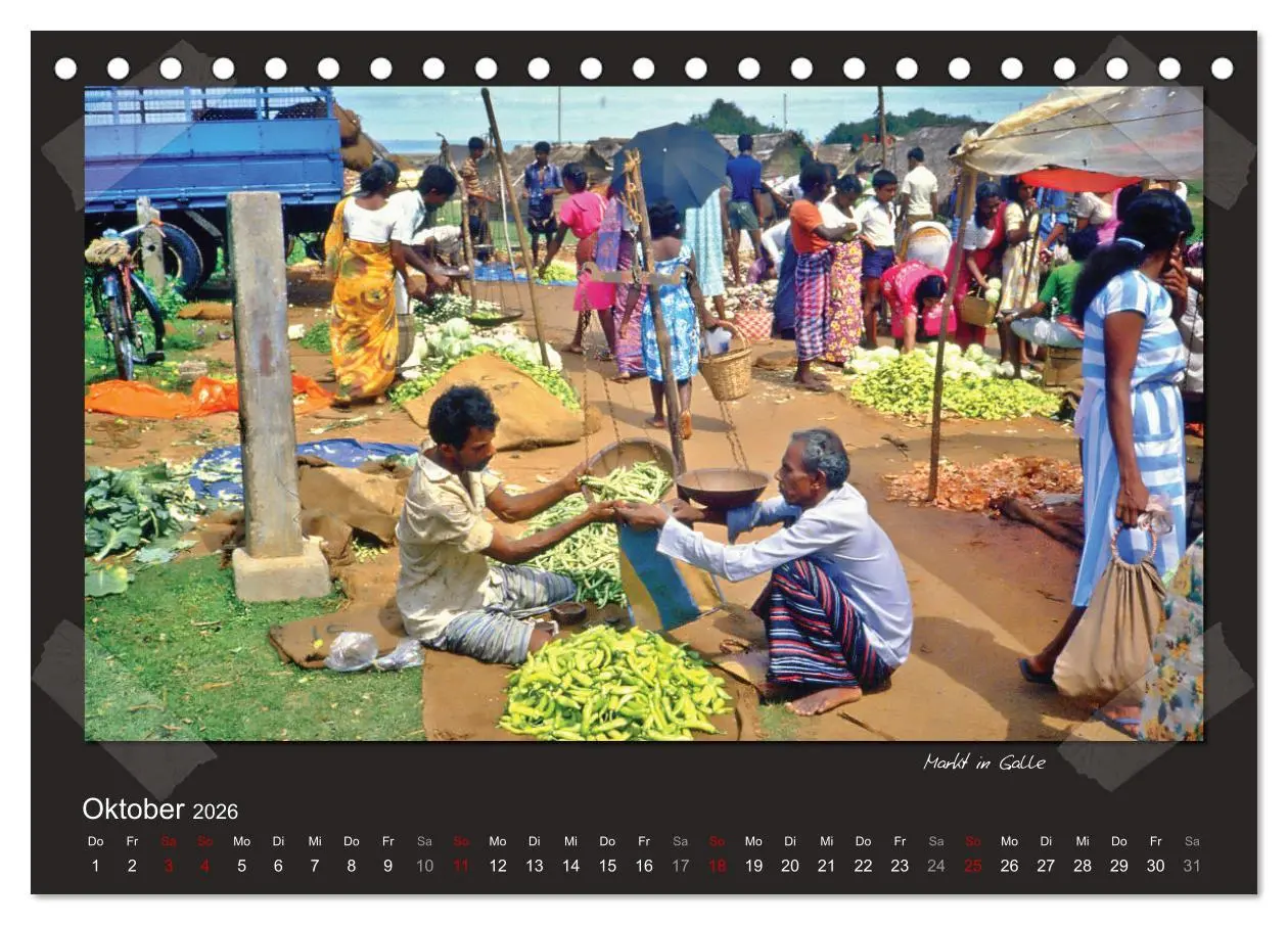 Bild: 9783457652985 | Sri Lanka anno 1986 (Tischkalender 2026 DIN A5 quer), CALVENDO...
