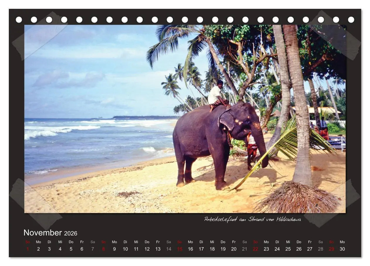 Bild: 9783457652985 | Sri Lanka anno 1986 (Tischkalender 2026 DIN A5 quer), CALVENDO...