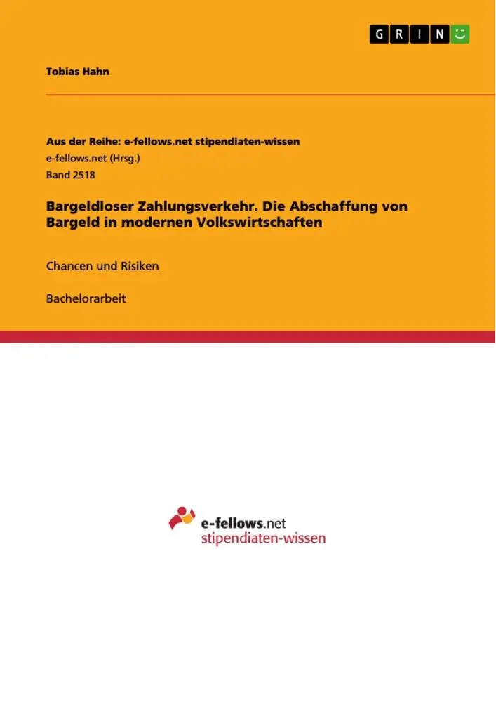 Cover: 9783668522985 | Bargeldloser Zahlungsverkehr. Die Abschaffung von Bargeld in...