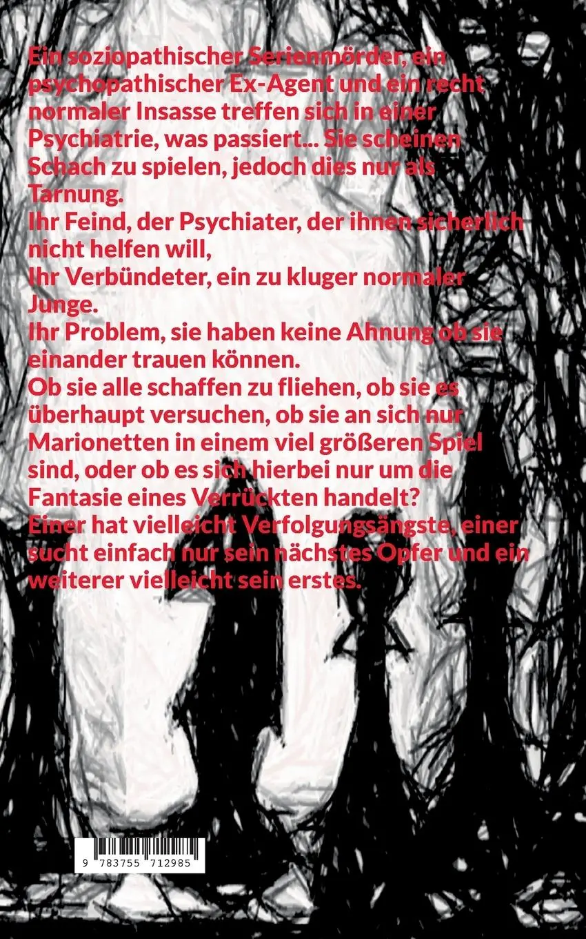 Rückseite: 9783755712985 | Matt | in vier | Lucius Jäger | Taschenbuch | 222 S. | Deutsch | 2022