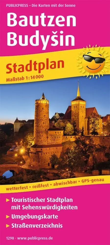 Cover: 9783961322985 | Publicpress Stadtplan Bautzen, Budysin 1:14.000 | (Land-)Karte | 2018