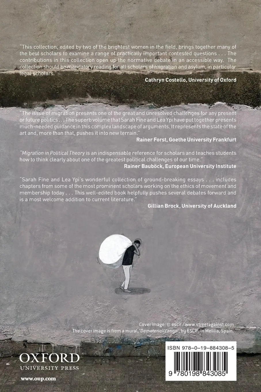 Rückseite: 9780198843085 | Migration in Political Theory | The Ethics of Movement and Membership