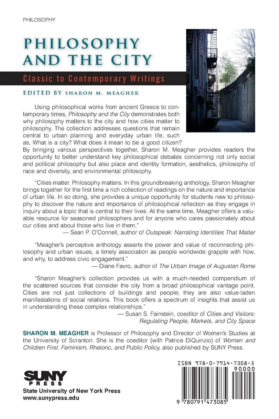 Rückseite: 9780791473085 | Philosophy and the City | Classic to Contemporary Writings | Meagher