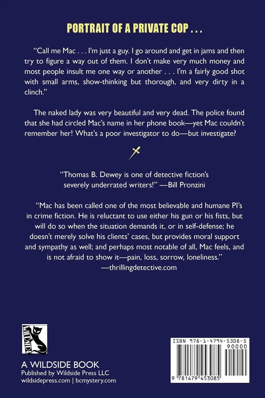 Rückseite: 9781479453085 | The Case of the Murdered Model | Mac #3 | Thomas B. Dewey | Buch